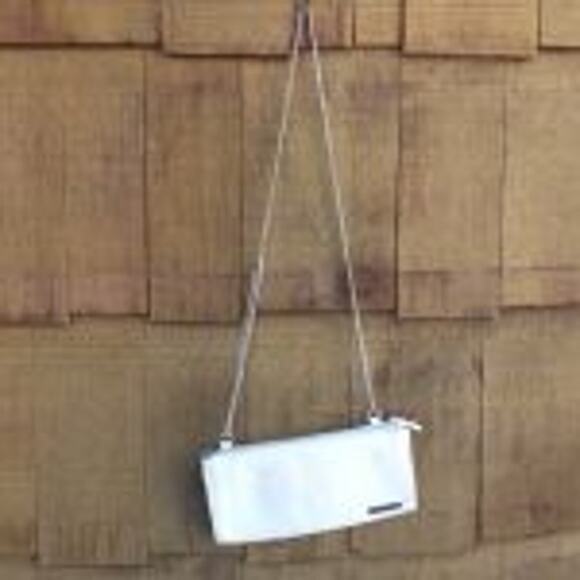 Rustic Couture Crossbody Wallet Cream Tan Chain Leather Western - Picture 3 of 8